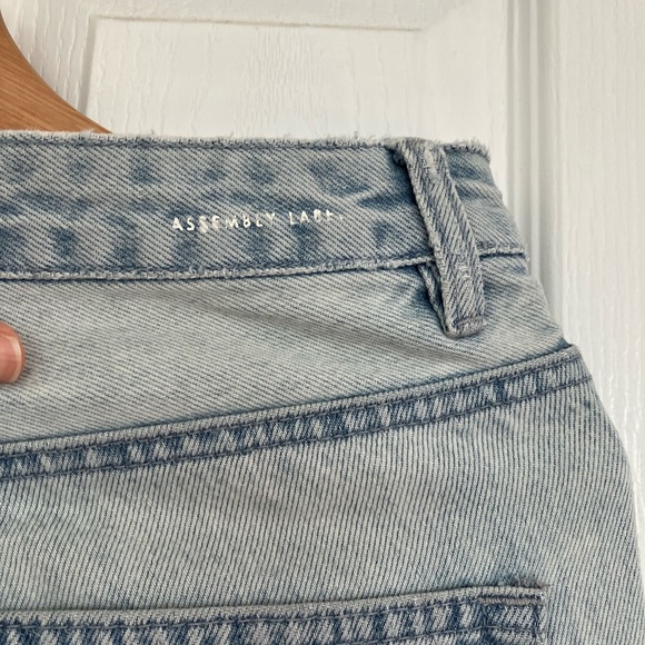 ASSEMBLY LABEL HIGH WASTED RIGID JEANS SIZE 10 - Picture 7 of 9